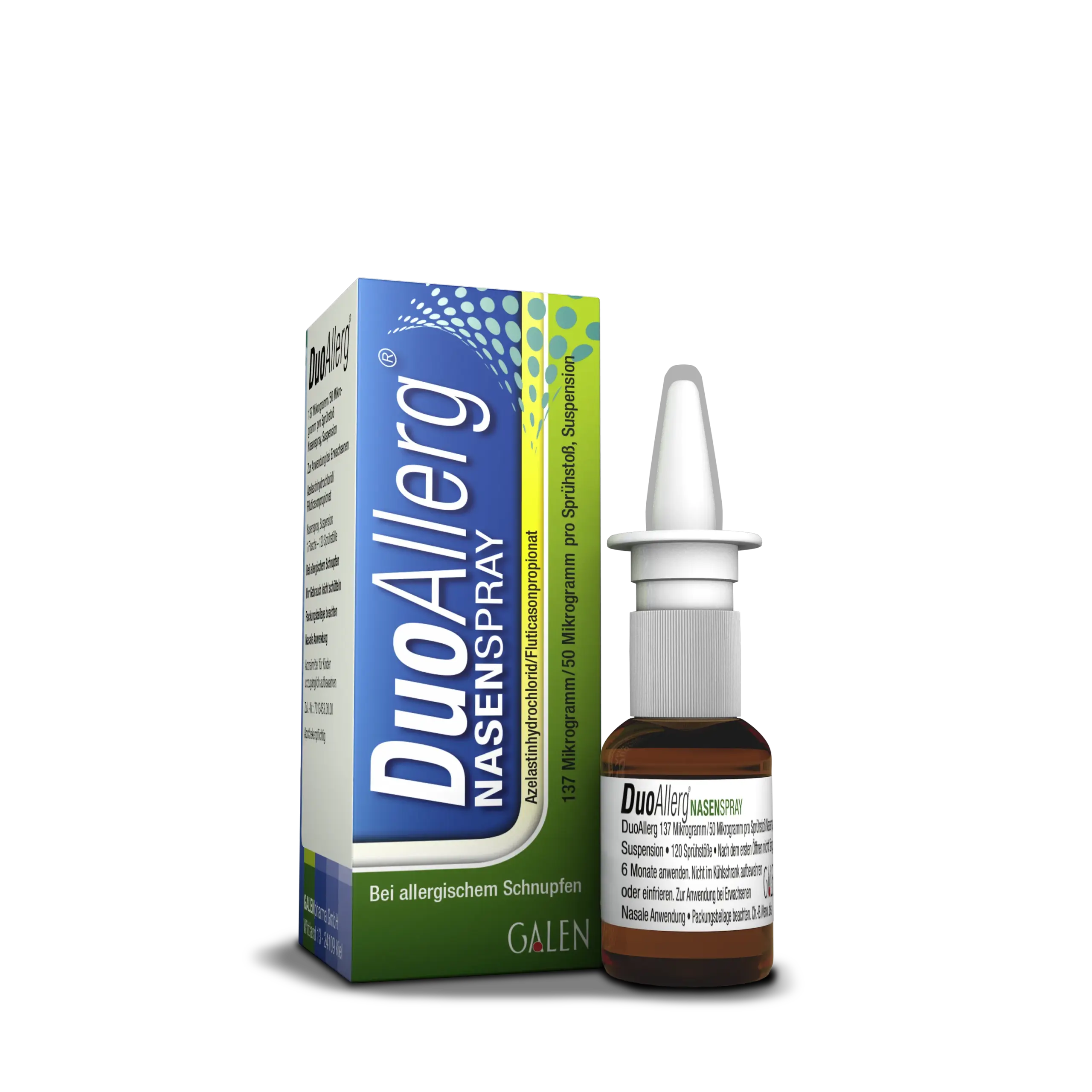 DuoAllerg Nasenspray Flasche Monumental Packshot DuoAllerg